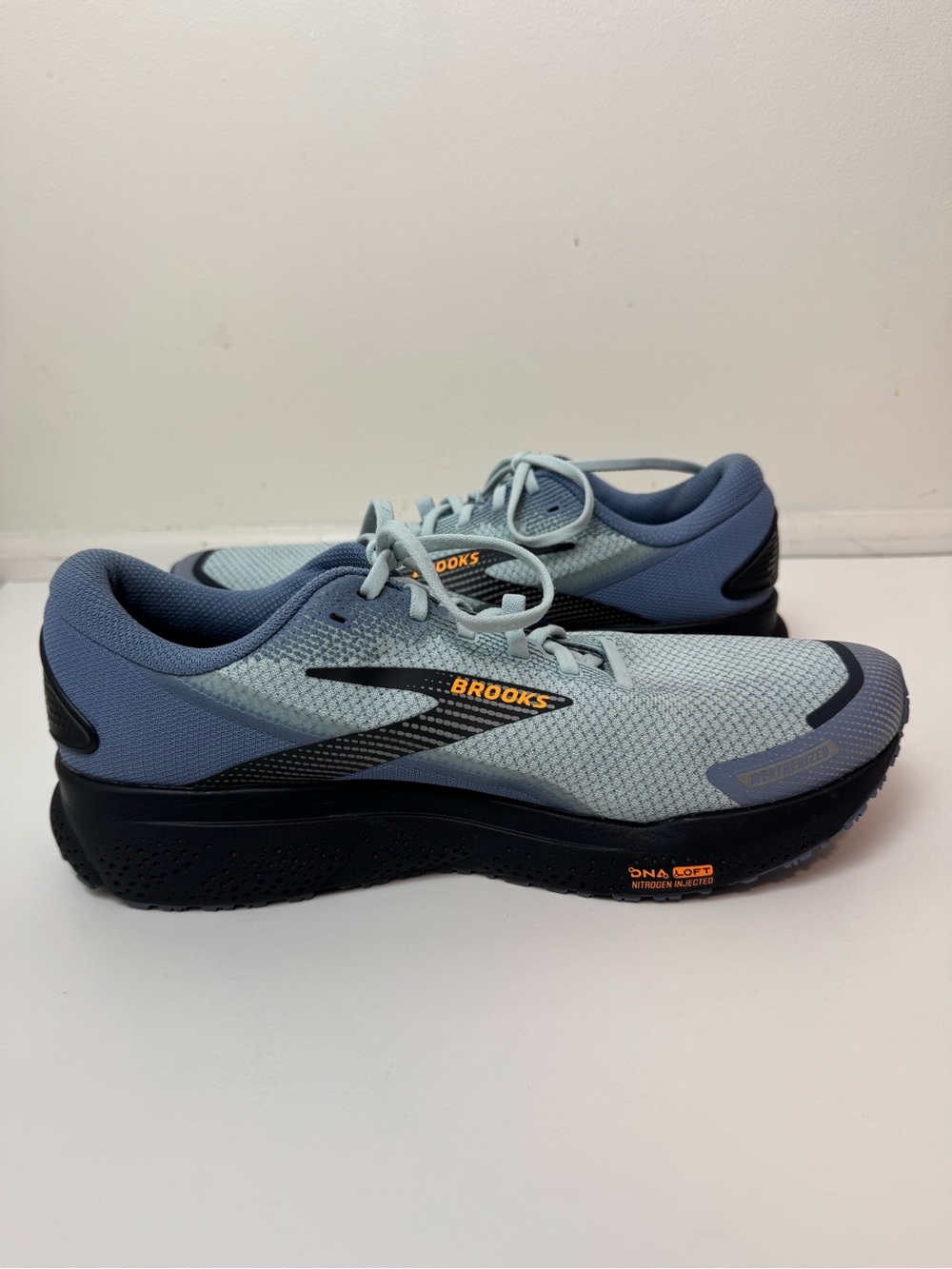 Brooks Ghost 16 Weatherized Men’s Running Shoes Blue Size 12 - Picture 9 of 13